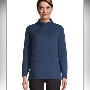 New Eileen Fisher
Organic Cotton Knit Turtleneck Sweater